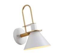 Uqezagpa Modern Wall Sconce Iron Construction Simple Installation Bedside Lighting Solution Hotel Cafe Living Space Decorating Modern Bedroom Wall Light