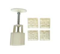 Uqezagpa Molds For Making Pastries Blessing Pattern Embosser Practical Dessert Treat Stamp Functional Manual Press