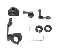 Uqezagpa Motorcycle Bike Handlebar Camera Mount 17mm Ball Head With 1/4in Adapter & Action Camera Bracket Ball Head Holder Clamp Rotating