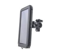 Uqezagpa Motorcycle Handlebar Mount Phone Holder Stand Motorbike Phone Pouch Bag 360 Degree Rotating Cellphone Mount Easy Installation