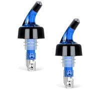 Uqezagpa Multifunctional 30ml Wine Pour Spout Automatic Measured Bottle Pourer Portable Liquor Dispenser For Restaurants Stainless Steels Liquor Dispenser With Steels Ball