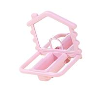 Uqezagpa Multifunctional Bird Perches Mirrored and Food Dish Stand for Bird Cages Safe Promoting Activity and Curiosity Garden Decor for Outside