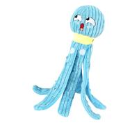 Uqezagpa Multifunctional Dog Chew Toy Octopuses Shape Discourage Destructive Behavior Game Interactive Squeaky Rope for Dogs