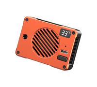 Uqezagpa Multifunctional Phone Camera Radiator Aluminum Alloy Shell Real Time Temperature Systems Semiconductor Cooling Device for Photography