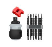 Uqezagpa Multifunctional Screwdriver Assortment Set for Home DIYer Professional Repair with Ergonomic Handle and Magnetic