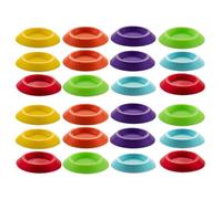 Uqezagpa Multiple Purpose Herpeton Supplier Dishes 24 Pack Permanent Polystyrene Low Maintenance for Arthropods Feeding Dish Simple