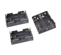 Uqezagpa Multipurpose 2A Battery Holder Metal Structure Solder Friendly Terminals for Customs Circuits Solderable Battery Holder for Electronics