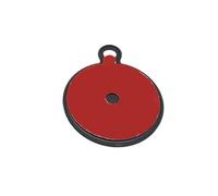 Uqezagpa Multipurpose Car Dashboard Adhesive Disc 75mm/95mm Red Color Mounting Base For Navigation Holders And Electronic Devices Multipurpose Car Mount Adhesive Disc