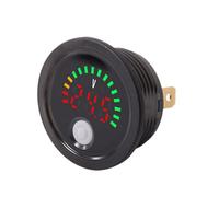 Uqezagpa Multipurpose High Accuracy Waterproof Voltmeters LED Digital Display for Automotive Motorcycle Marine