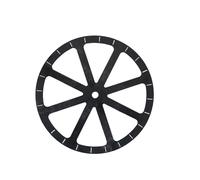 Uqezagpa Multipurpose Rotating Stand 360 Degree Sturdy Metal Base Solid Iron Turntable Stand For Counter Decors Organization Iron Display Turntable