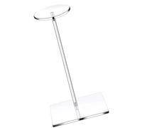 Uqezagpa Multipurpose Sturdy Clear Acrylic Hat and Wigs Display Stand with Stable Base Accessory for Household or Retail