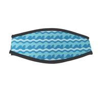 Uqezagpa Neoprene Strap Covers Diving Strap Swimming Dives And Snorkels Comfortable Hair Protector Wrap Snorkel Head Snorkeling Equipment Comfortable And NonSlip Diving Wrapping
