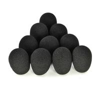 Uqezagpa Noise Cancelling Sponge Mic Cover Reduces Wind Interference for V2X Speech Enhancement Streaming Cover