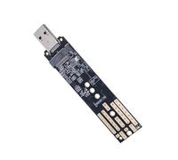 Uqezagpa NVME/SATAs HDDs External Adapter USB3.1 TypeA Connection Aluminum Case With UASP Trim Fit 2242/2260/2280 Size Fast Speed Data Transfer