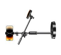 Uqezagpa Overhead Tripod Table Tabletop Shootings Stand Tripods Holder Boom Arm For Live Streaming Phone Stand