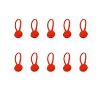 Uqezagpa Pack Of 10 Silicone Cable Organizers Magnetic Clip for Earphones Charging Cord Solid Color for Home Office Travel