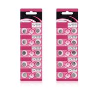 Uqezagpa Pack Of 10pc/20pc AG7 LR927 Batteries AG7 LR927 Alkaline Button Cell Batteries for Watches, Calculators,