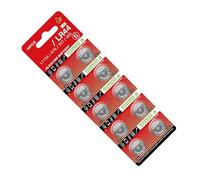 Uqezagpa Pack of 10pcs/sheet LR44 Alkaline Button Batteries 1.5V Coin Cell Battery for Watches Calculators and Digital