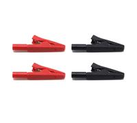 Uqezagpa Pack of 4 Insulated Alligators Clip with 2mm Banana Plug Suitable for Electrical Testing Projects School
