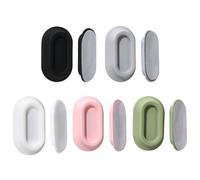 Uqezagpa Pack of 5 Magnetic Remote Control Bracket Silicone Self-Adhesive Hook Wall Mounted Storage Bracket for Home