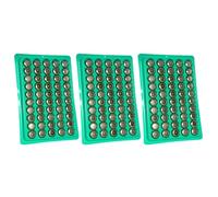 Uqezagpa Pack of 50/100 AG13 Button Cell LR44 Button Battery MP3 Players Watch Calculator Alkaline Manganese 1.5V 140mAh Alkaline Manganese Watch Calculator Remote Control