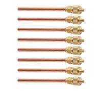 Uqezagpa Pack Of 8 Service Access Valves Air Conditioning Refrigeration Accessories For Air Conditioning Refrigeration Systems Appliance Maintenance Valves