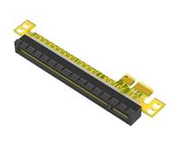 Uqezagpa PCIE 16X to 1X Rising Entended Card Extension Adapter for Computer Connection Desktop Motherboards