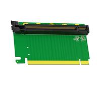 Uqezagpa PCIE3.0 16X Reverse Risers Card Adapter 61.80mm Height For Servers Computer Connection Reverse Direction Adapter