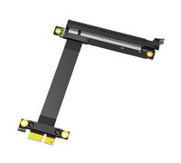Uqezagpa PCIE3.0 PCIExpress 1X To 16X Extension Cable Small PCIExpress Tester Extender Cable 25CM 9.84in Flexible PCIe