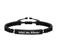 Uqezagpa Pet Loss Remembrances Bracelets Stainless Steel Ashes Storage Cremation Jewelry Keepsakes Dog Cats Memorial Accessory Customizable Memorial Bracelets