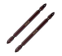 Uqezagpa Ph2 Electric Screwdriver Bit Alloy Steel 65mm/100mm/150mm/200mm/250mm/300mm Double Head Crosses Electric Screwdriver