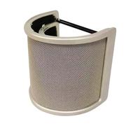 Uqezagpa Popping Filter Double Layers Metal Meshing Layer Microphone Windscreen Covers Handheld Micrphone Shield Microphone