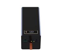 Uqezagpa Portable 18650 Battery Case Box Power Shell with Digital Display USB Quickly Charging Wireless