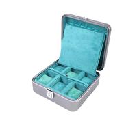 Uqezagpa Portable Aluminum Watch Case Lightweight for Safe Storage Feature Shockproof Lining and Secure Design Portable Aluminum Watch Case