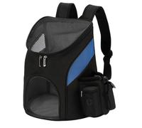 Uqezagpa Portable Cat Dogs Front Backpack Foldable Cat Bag Pet Backpack Dogs Travel out Bag Package Breathable