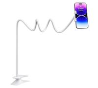 Uqezagpa Portable Easy Carry Phone Stand With Detachable Design Study Desk Mount Bedside Phone Clamp Holder For Travel Bedroom