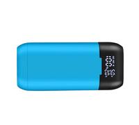 Uqezagpa Portable Fast Charging Power Banking with LED Display for 21700/20700/18700/18650 Batteries without Protections