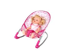 Uqezagpa Portable Foldable Designs Crib Bed Dollhouses Accessory for 9 Reborns Dolls with Sturdy Frame and Soft Bedding Baby Dolls Furniture