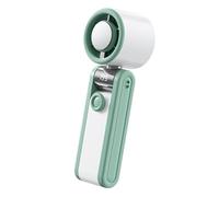 Uqezagpa Portable Handheld Cooling Fan with Ice Semiconductor Technology Adjustable Wind Speeds Up to 199 Gears Fast Charging USB Fan