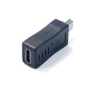 Uqezagpa Portable Type-C To 5Pin USB Adapter For Digital Camera MP3 Player Charging Data Sync Small Connectors Type-C Adapter For USB Devices