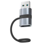 Uqezagpa Portable USB3.0 A/USB 5Pin Male to USB C Female Adapter Quick Charging Converter 480Mbps Data