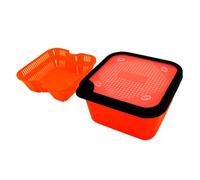 Uqezagpa Portables Fishing Baits Box Separated Compartments Earthworms Lures Carriers For Organized Earthworms Red Parasites Care Durability Worm Storage Box