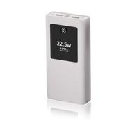 Uqezagpa PowerBanks Casing Kits 20000mAh Mobile Chargers Builts In Cable PD22.5W Quick Charging LCD Display Shell Detachable Battery Case