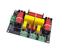 Uqezagpa Professional 3Way Electronic Crossover for Speakers Frequency Divider 200W Power Phase Correction 4~8Ohm Accessory