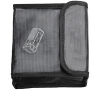 Uqezagpa Professional Battery Safe Bag for Battery Storage Transport Protector Safe Bag Accessories Replacement Fireproof Battery Storage Bag