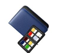 Uqezagpa PU Card Holder Trading Case Protects 160 Trading Cards From Damage with 160 Slots and Side Opening for Easy Access Sports Collector Book
