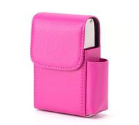 Uqezagpa PU Leather Box Anti-Scratch Protective Storage for Case with Holder for Name Cards Leather Case Women Men with Holder Regular Size Vintage