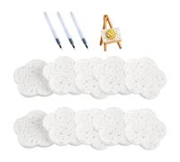 Uqezagpa Puff Popcorns Painting Kits Art Set 10 Sheets 3 Pens Sensory Texture Drawing Activity Gifting For Parents Kids Puff Popcorns Art Supply