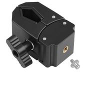 Uqezagpa Purpose Camera Mount Clamp With /4" 3/8" Screw For Gym Motorcycle Bike Use Motorcycle Live Streaming Clamp Accessory