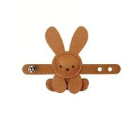 Uqezagpa Purse Charms For Handbags Backpack Accessories Bunnies Shaped Keychain Keyring Leather Bag Charm Lovely Charm Gift Leather Charms For Car Keys